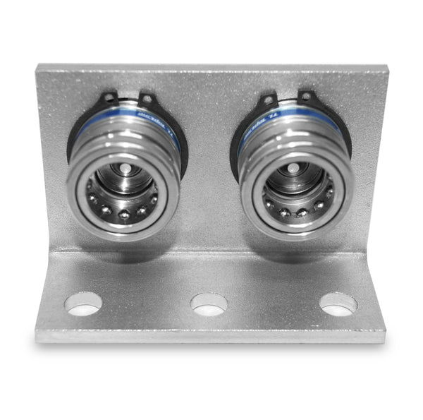 TL39B-2 Hydraulic Quick Release Coupling 1/2'' NPT Double Break-away Bracket Set