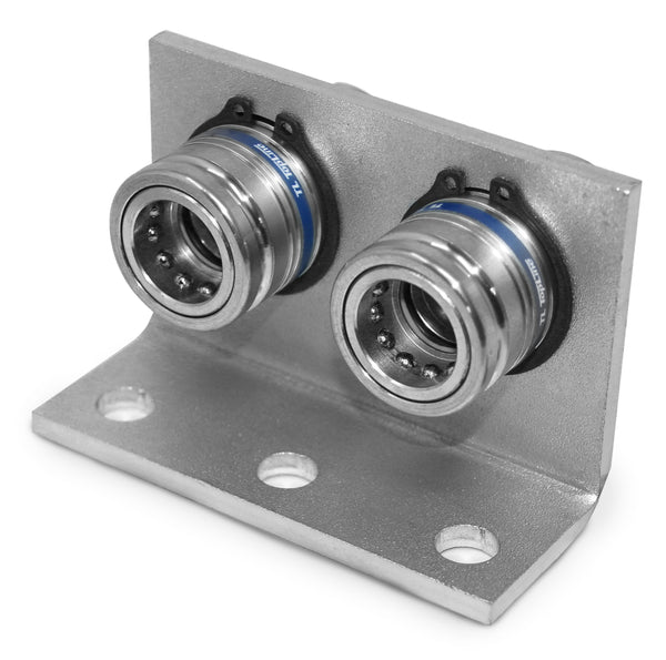 TL39B-2 Hydraulic Quick Release Coupling 1/2'' NPT Double Break-away Bracket Set