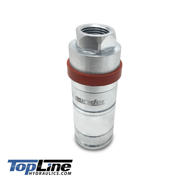 1/2" NPT Ag Female Hydraulic Quick Coupler Push Pull Connect Under Pressure TL97