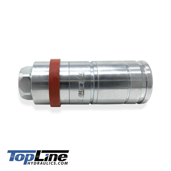 1/2" SAE Ag Female Hydraulic Quick Coupler Push Pull Connect Under Pressure TL98