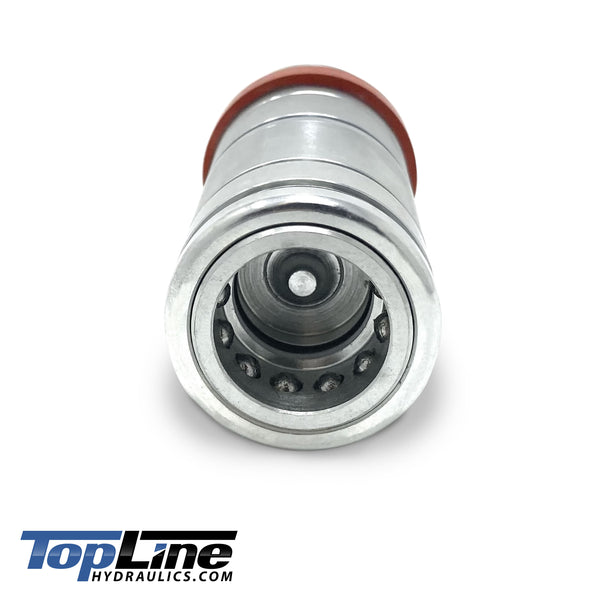 1/2" SAE Ag Female Hydraulic Quick Coupler Push Pull Connect Under Pressure TL98