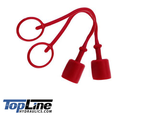 Dust caps for 1/2" body Male Ag style Hydraulic Quick Couplers Bobcat Skid Steer