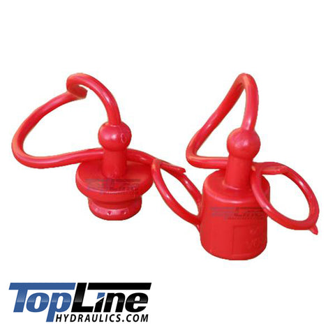 Dust caps for 1/2" body Ag style quick couplers standard size