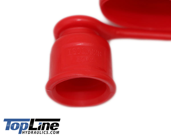 3/8" body Dust Cap Set for Flat Face Hydraulic quick coupler Bobcat skid steer