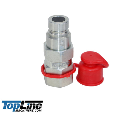 TL23-M 1/2" NPT Thread Flat Face Quick Connect Hydraulic Male Coupler 1/2" body size for Bobcat Skid Steer Loaders