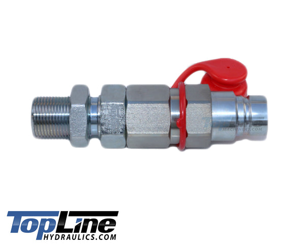 TL26 5/8" ORFS Thread Flat Face Quick Connect Hydraulic Coupler Bulkhead 1/2" body size for Bobcat Skid Steer Loaders