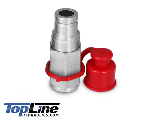 3/8" NPT - 3/8" body size TL41-M Male Flat Face Quick Connect Hydraulic Male Coupler for Bobcat Skid Steer Loaders