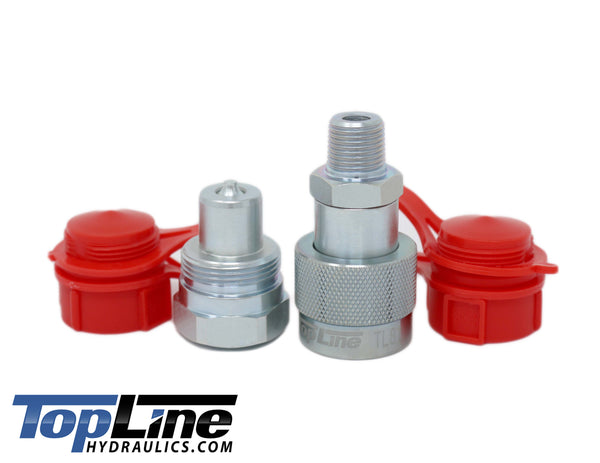 TL81 3/8" NPT High Pressure Enerpac Interchange C-604 Hydraulic Couplers Set