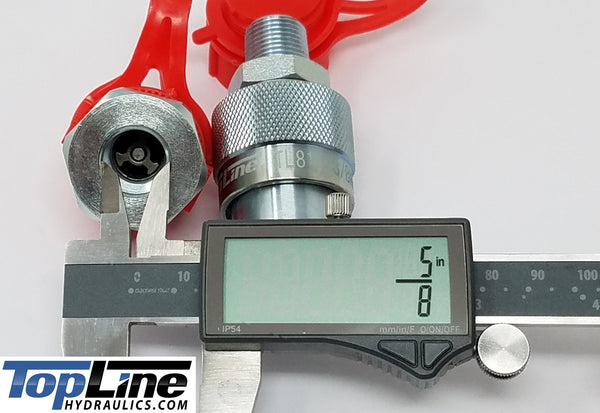 TL81 3/8" NPT High Pressure Enerpac Interchange C-604 Hydraulic Couplers Set