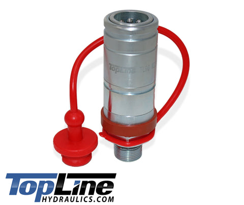 TL96 Push Pull Valve Breakaway Hydraulic Female Quick Coupler John Deere AL166181 direct replacement