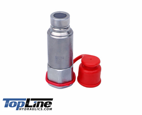 TL85 5/8"(#10) SAE Flat Face Connect Under Pressure Male Hydraulic Quick Coupler